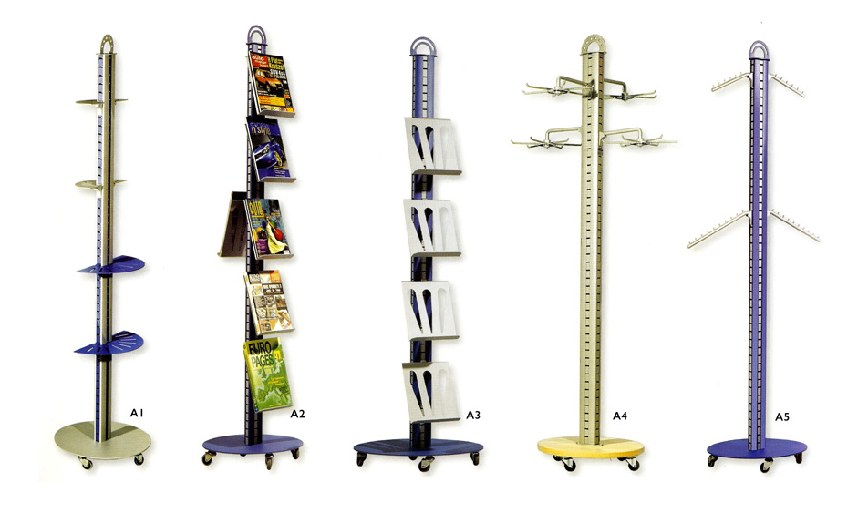 stand κολωνες αλουμινίου